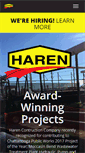 Mobile Screenshot of harenconstruction.com